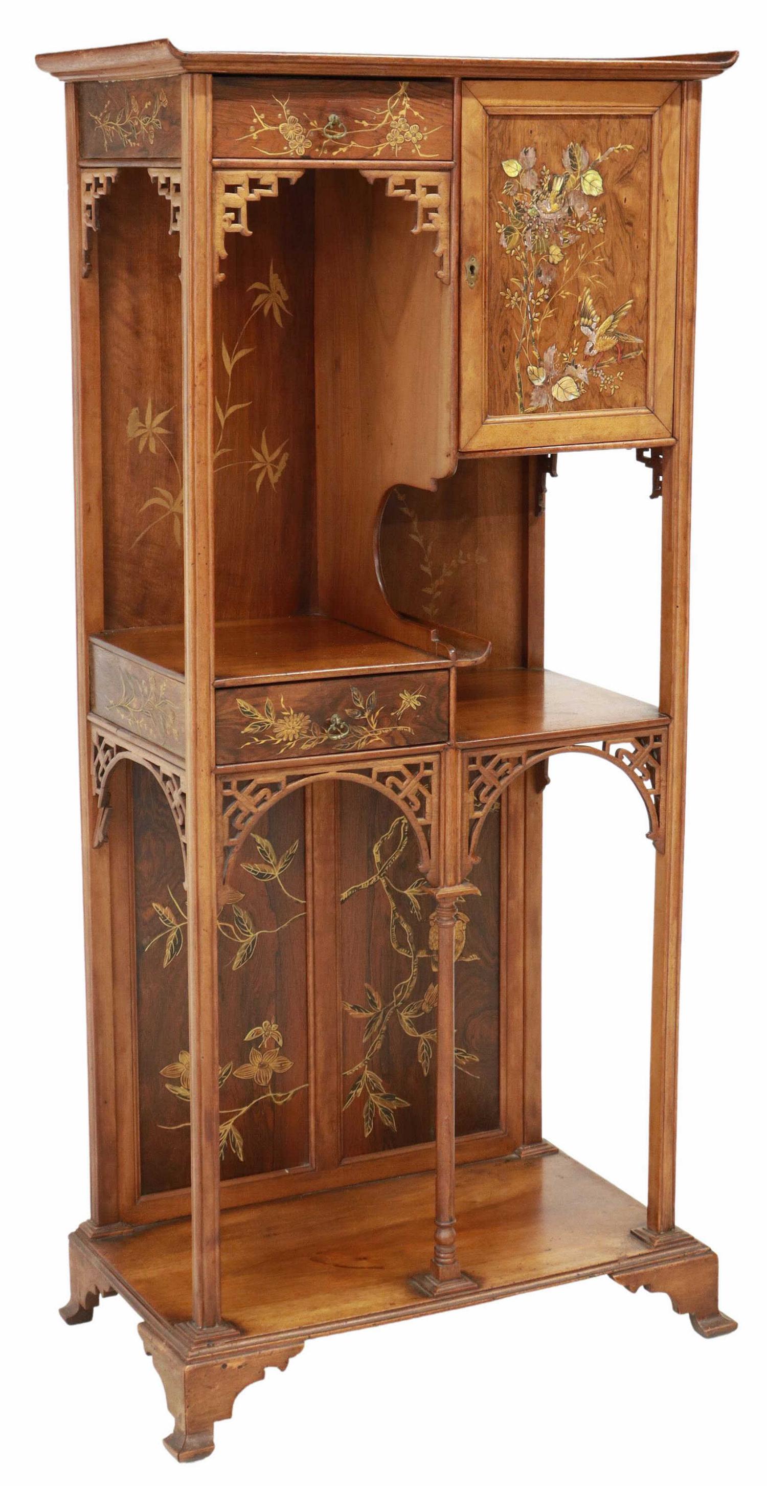 AESTHETIC MOVEMENT JAPONISME ETAGERE (1 of 6)