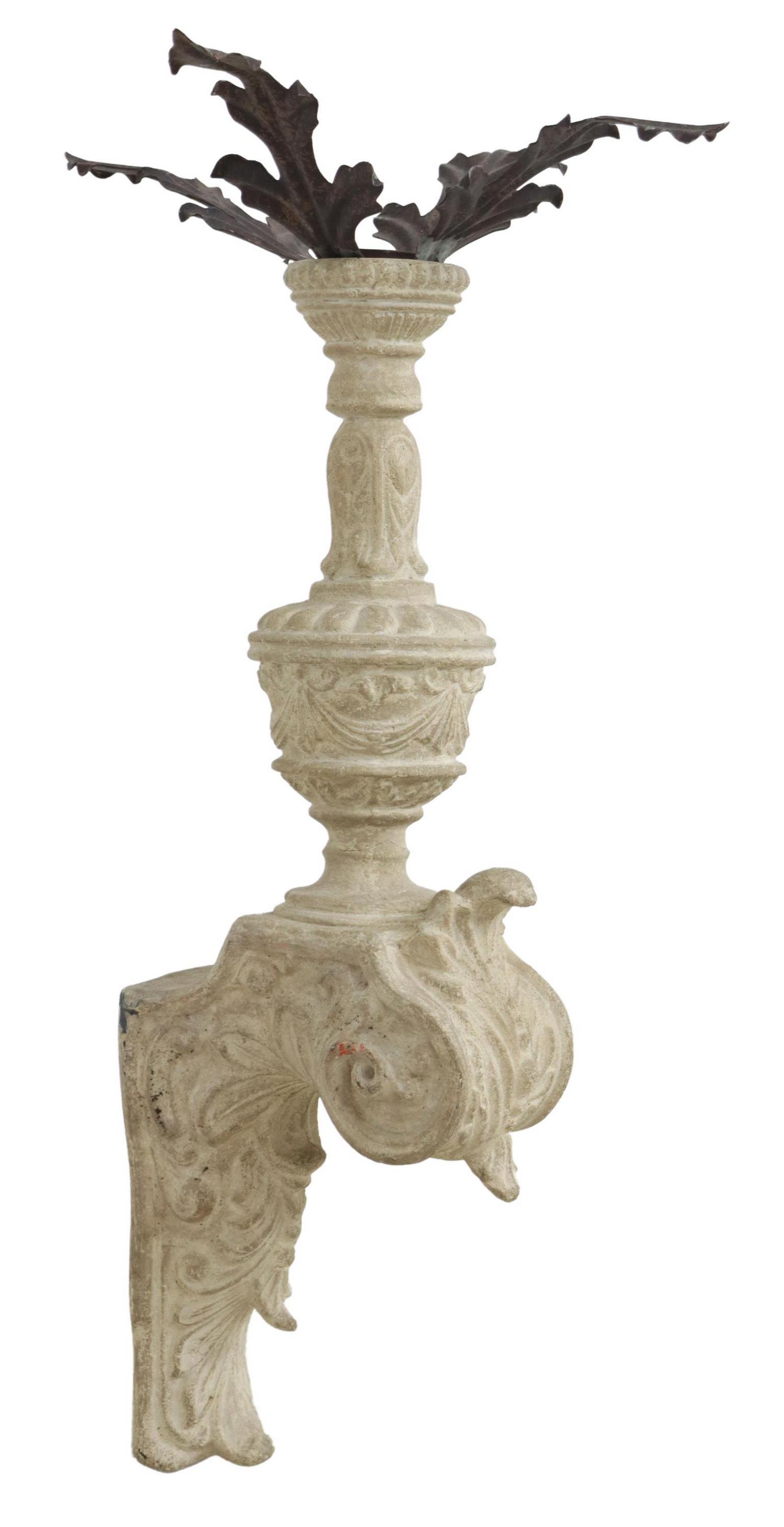 ARCHITECTURAL CAST PLASTER WALL BRACKET (1 of 4)