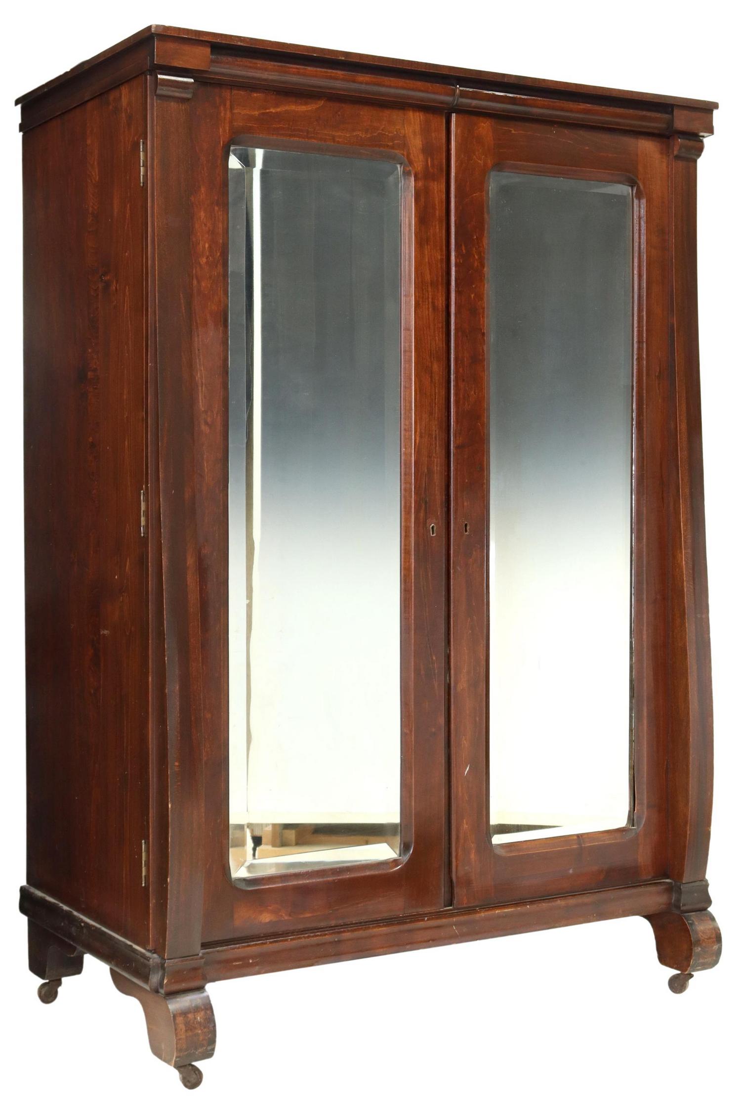 AMERICAN EMPIRE BACHELOR'S CHEST/ WARDROBE (1 of 5)