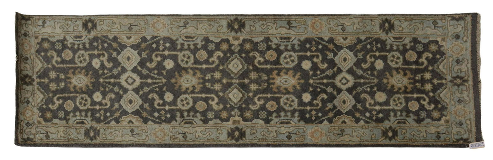 HAND-TIED INDO OUSHAK RUNNER, 7'8" X 2'8" (1 of 3)