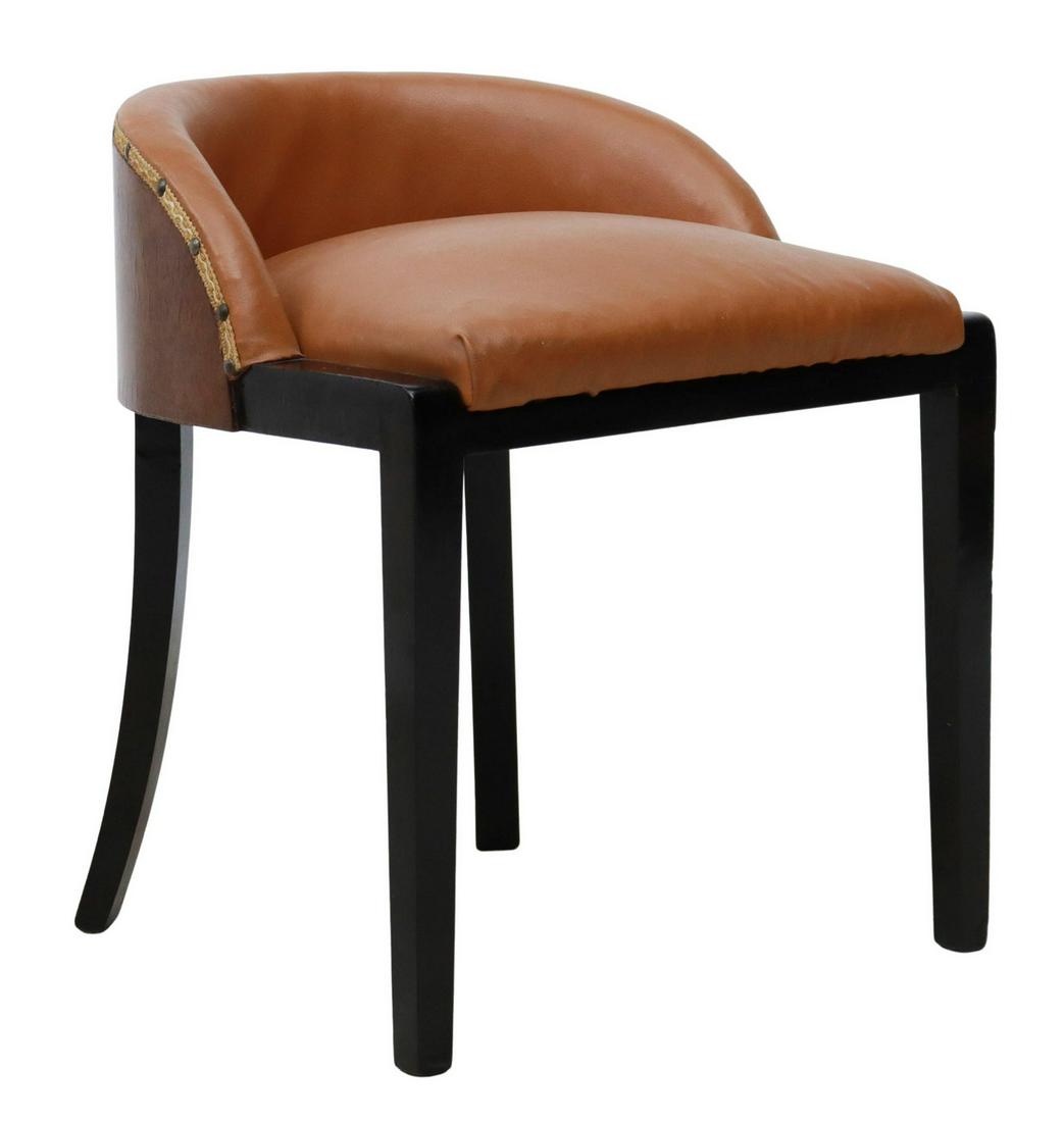 ART DECO LOW BENTWOOD BACK VANITY CHAIR (1 of 3)