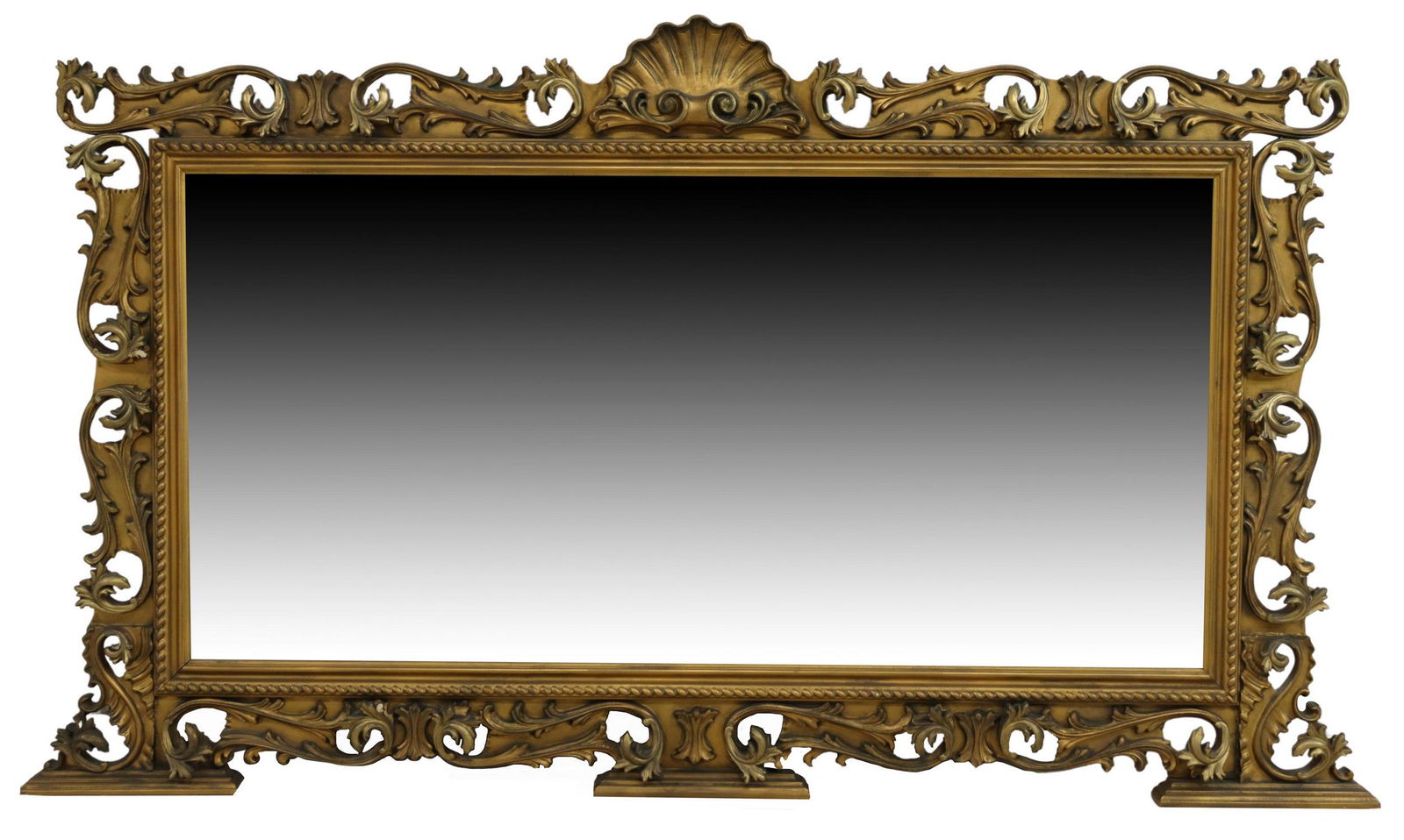 MONUMENTAL LOUIS XV STYLE GILT MIRROR, 47" X 81" (1 of 3)