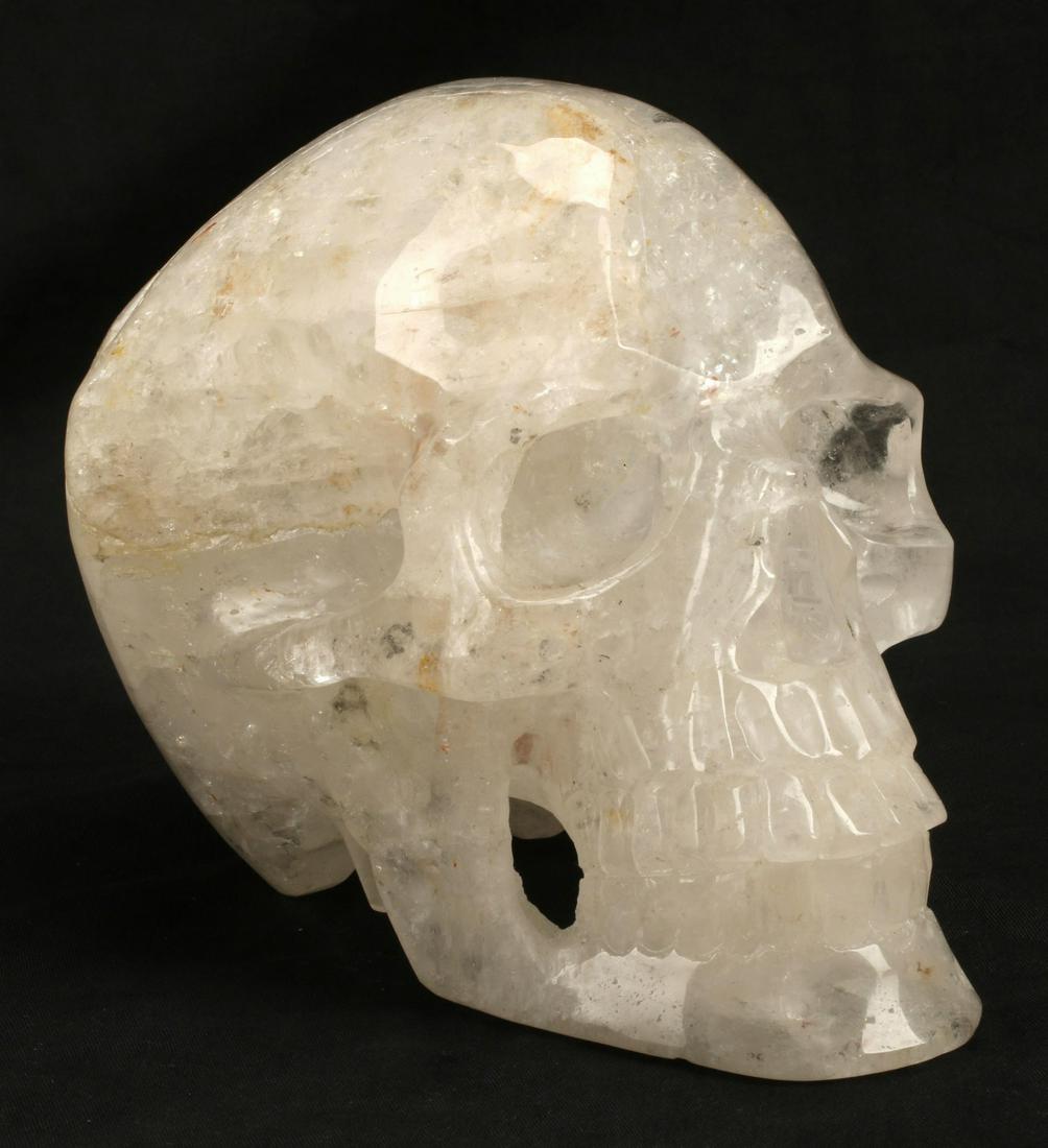 CARVED ROCK CRYSTAL HUMAN SKULL (1 of 14)