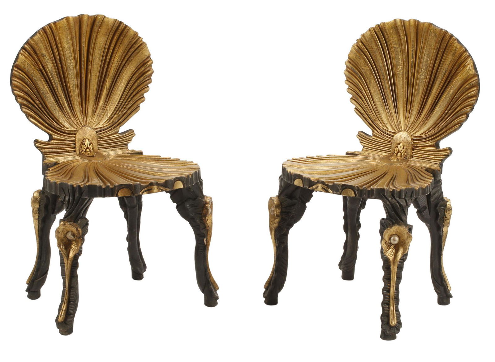 (2) ITALIANATE GROTTO STYLE SIDE CHAIRS (1 of 4)