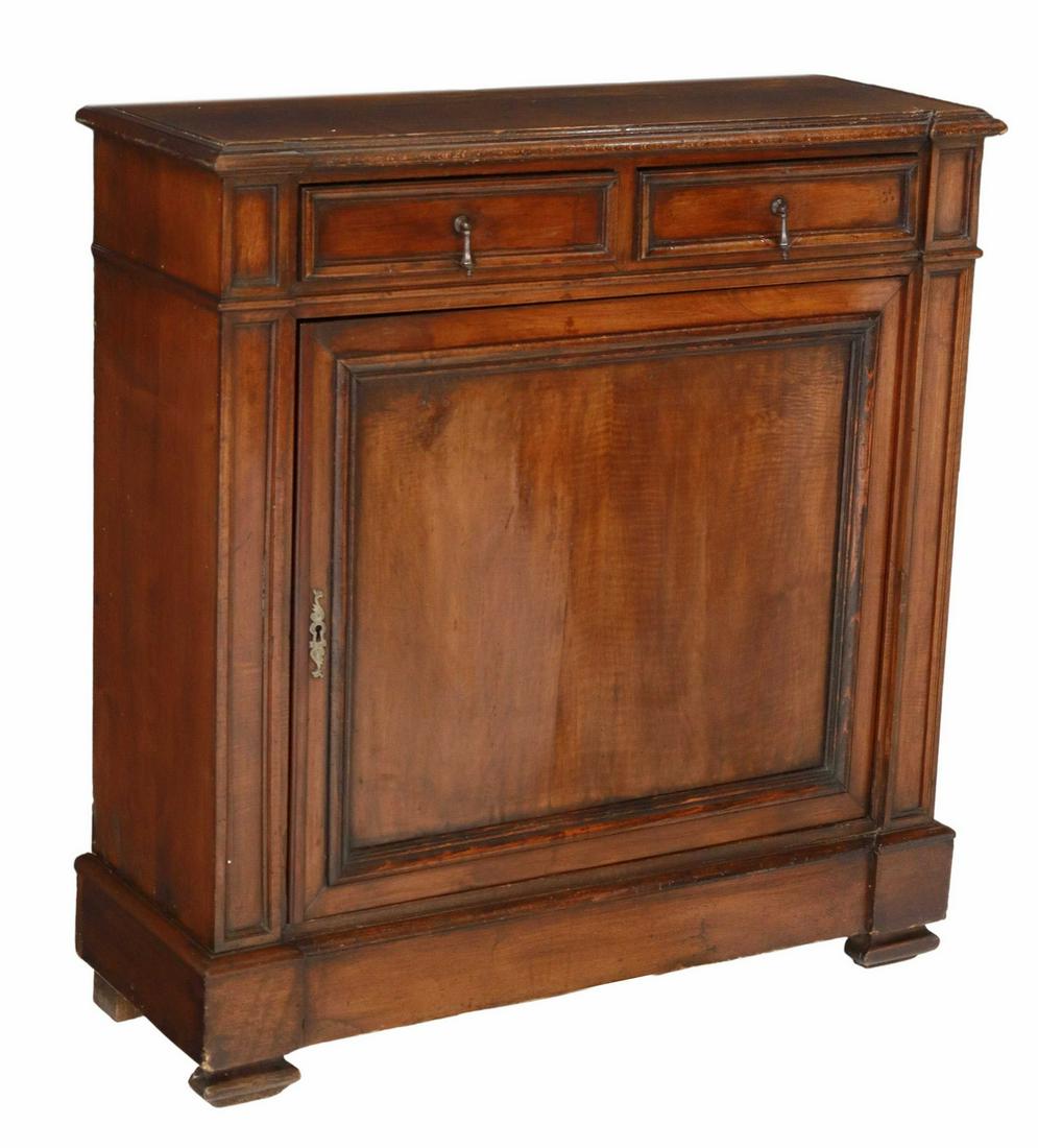 LOUIS PHILIPPE PERIOD MAHOGANY FINISH CABINET (1 of 6)