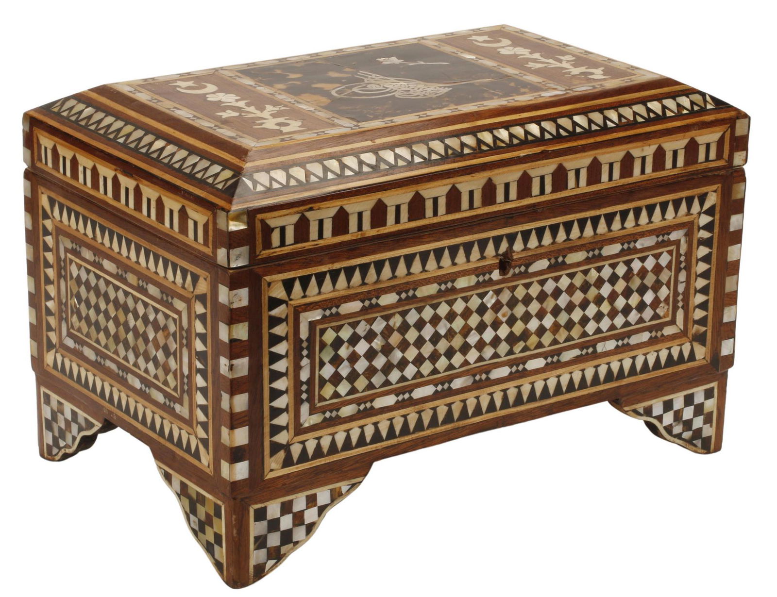 IBERIAN INLAID TABLE CASKET (1 of 4)