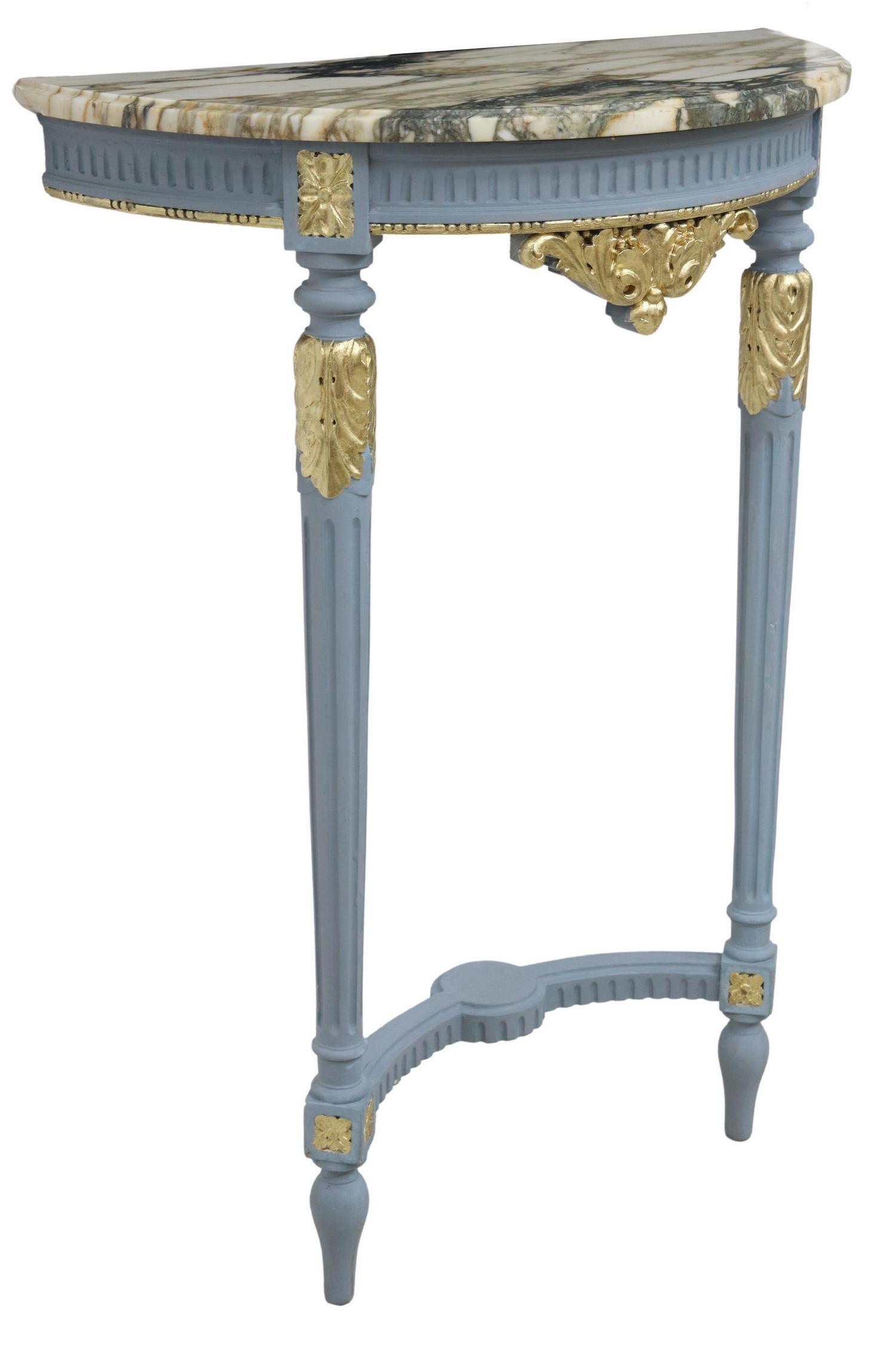 FRENCH LOUIS XVI STYLE MARBLE-TOP WALL BRACKET (1 of 3)
