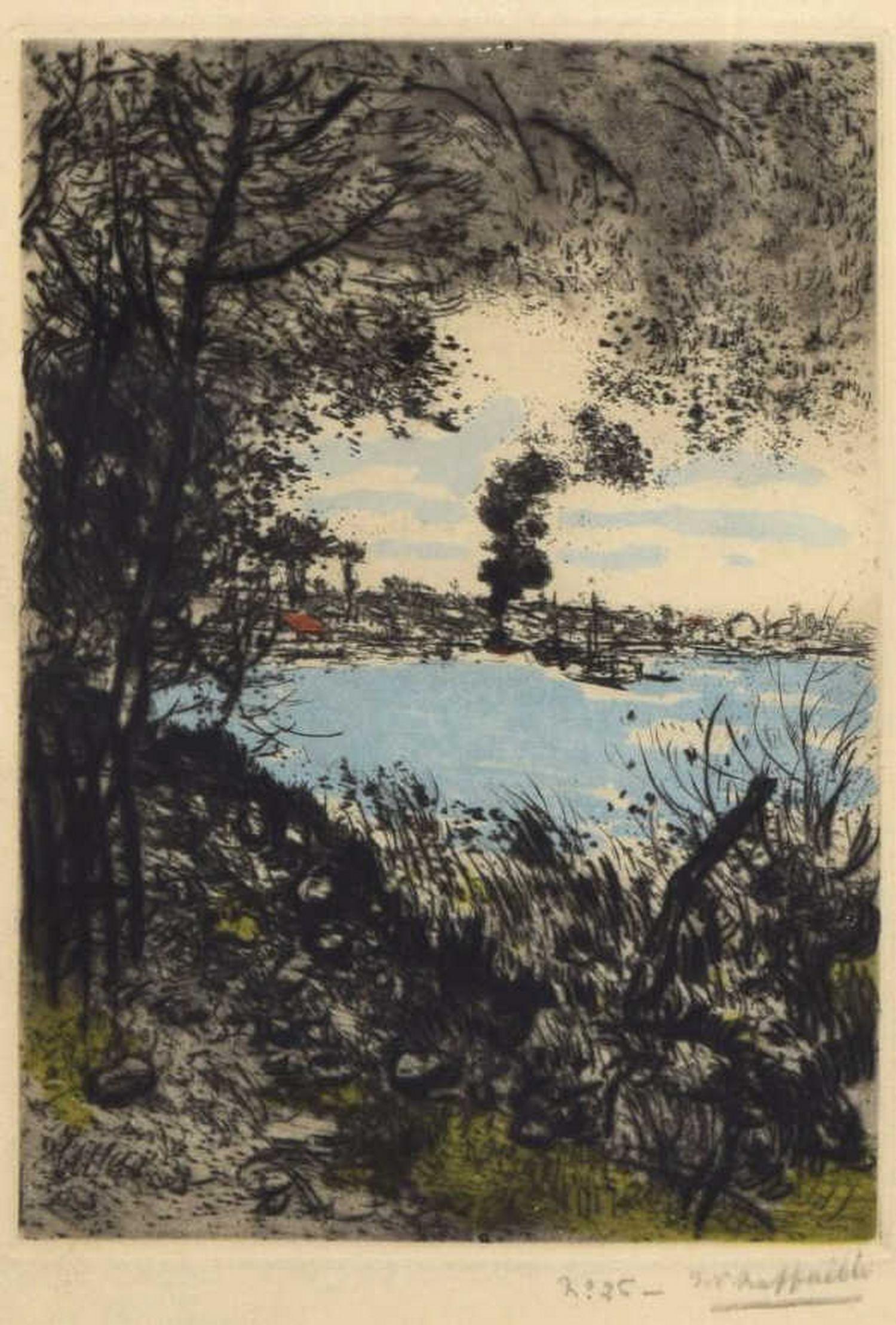 JEAN-FRANCOIS RAFFAELLI (D.1924) LA FUMEE BATEAU (1 of 5)