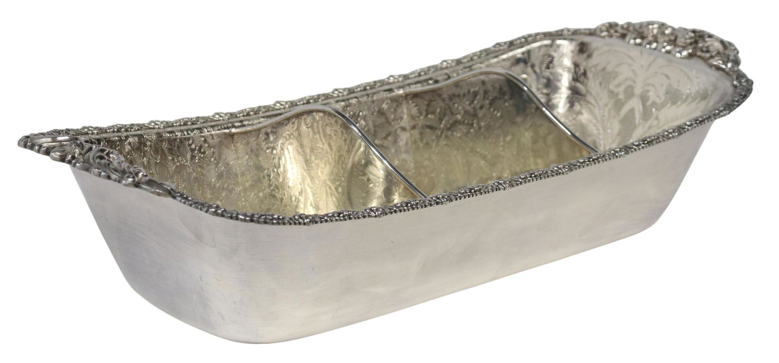 ELLIS-BARKER SILVERPLATE DIVIDED SERVING TRAY (1 of 8)