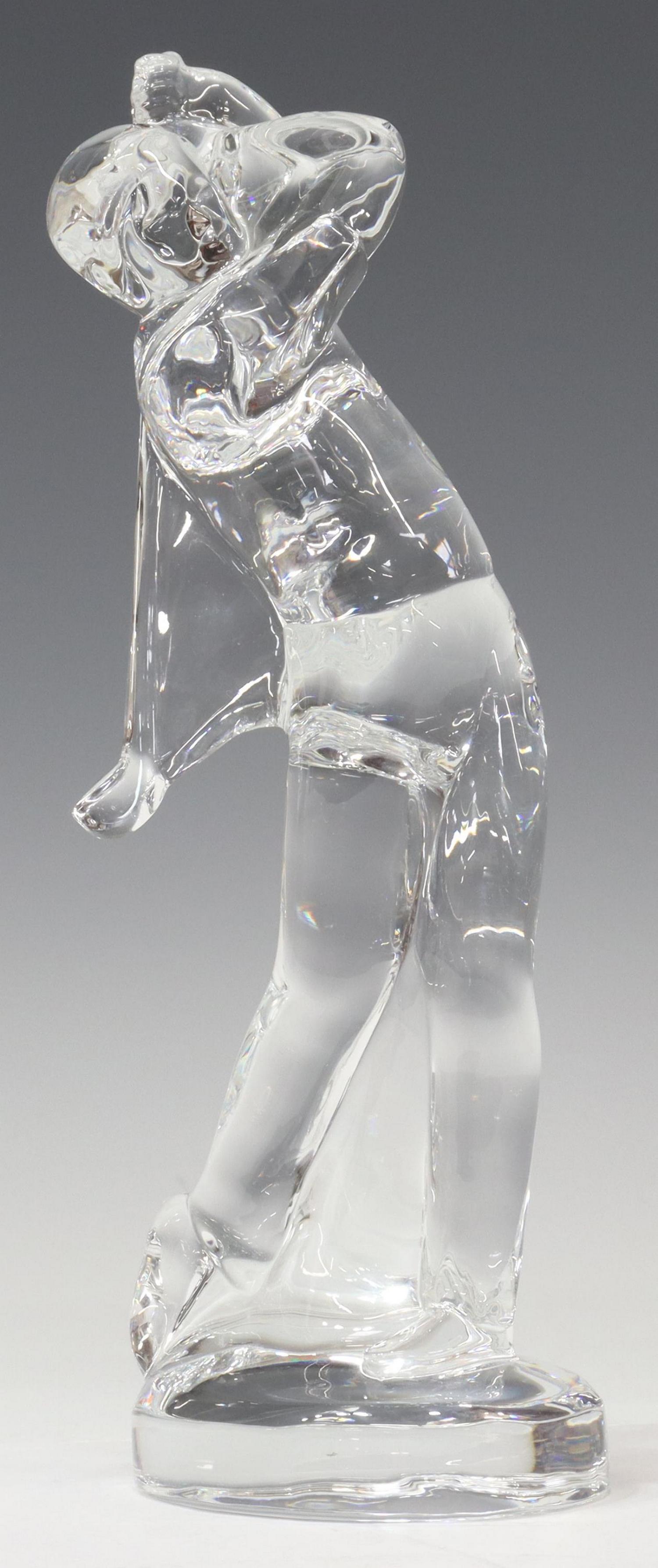 FRENCH BACCARAT CRYSTAL 'AUGUSTA' GOLFER (1 of 4)