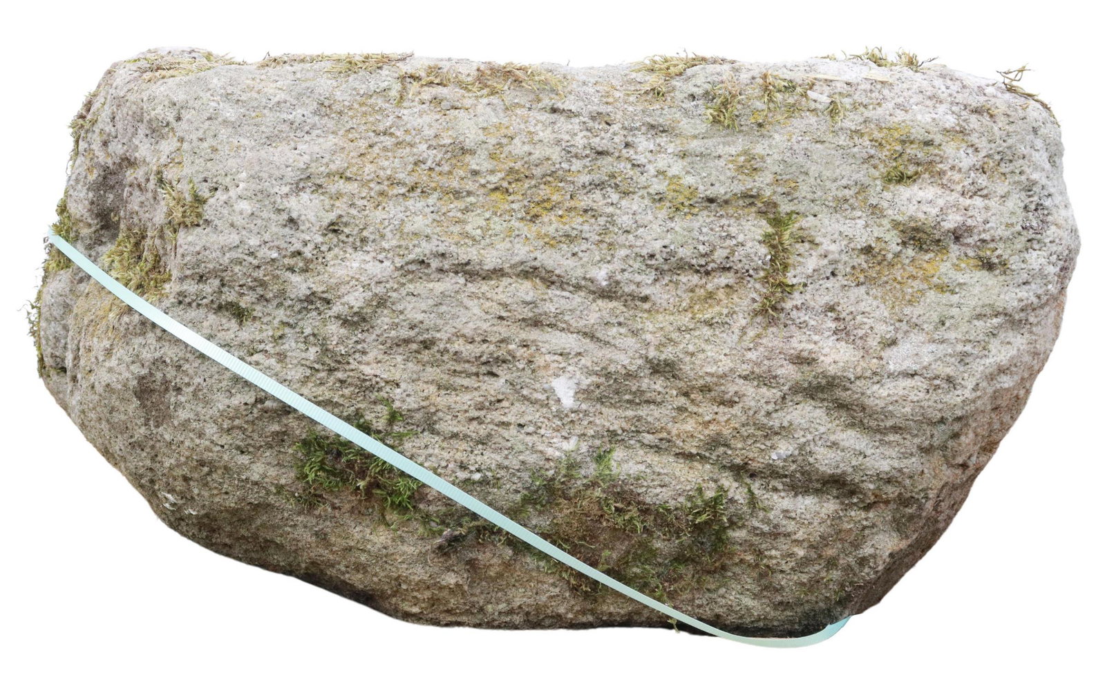 RUSTIC RECTANGULAR STONE TROUGH: Rustic stone trough, 18thc., irregular rectangular form, approx 10"h, 28"w, 20"d **PLEASE NOTE: All of the cast stone and garden pieces in this auction have inherent flaws and evidence of outdoor use.