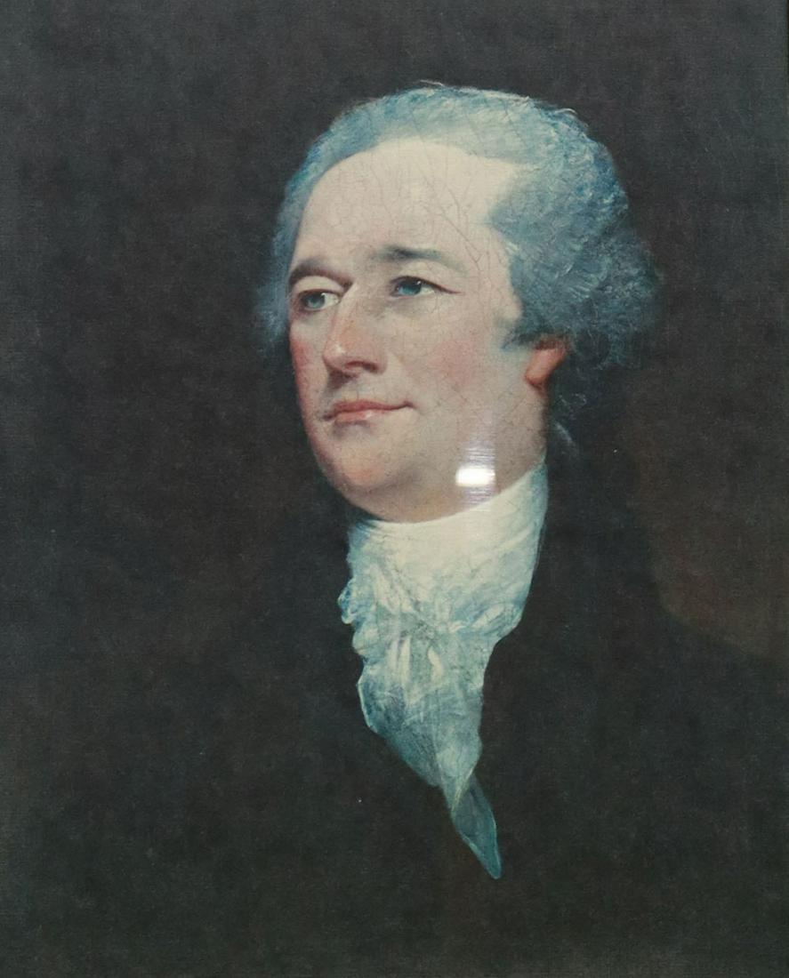 ALEXANDER HAMILTON TO JABEZ BOWEN SIGNED ENVELOPE: Framed franked envelope, signed lower left A. Hamilton (Alexander Hamilton, American, 1755/57-1804), addressed to Jabez Bowen, Esquire (American, 1739-1815), Providence, Rhode Island, framed together 