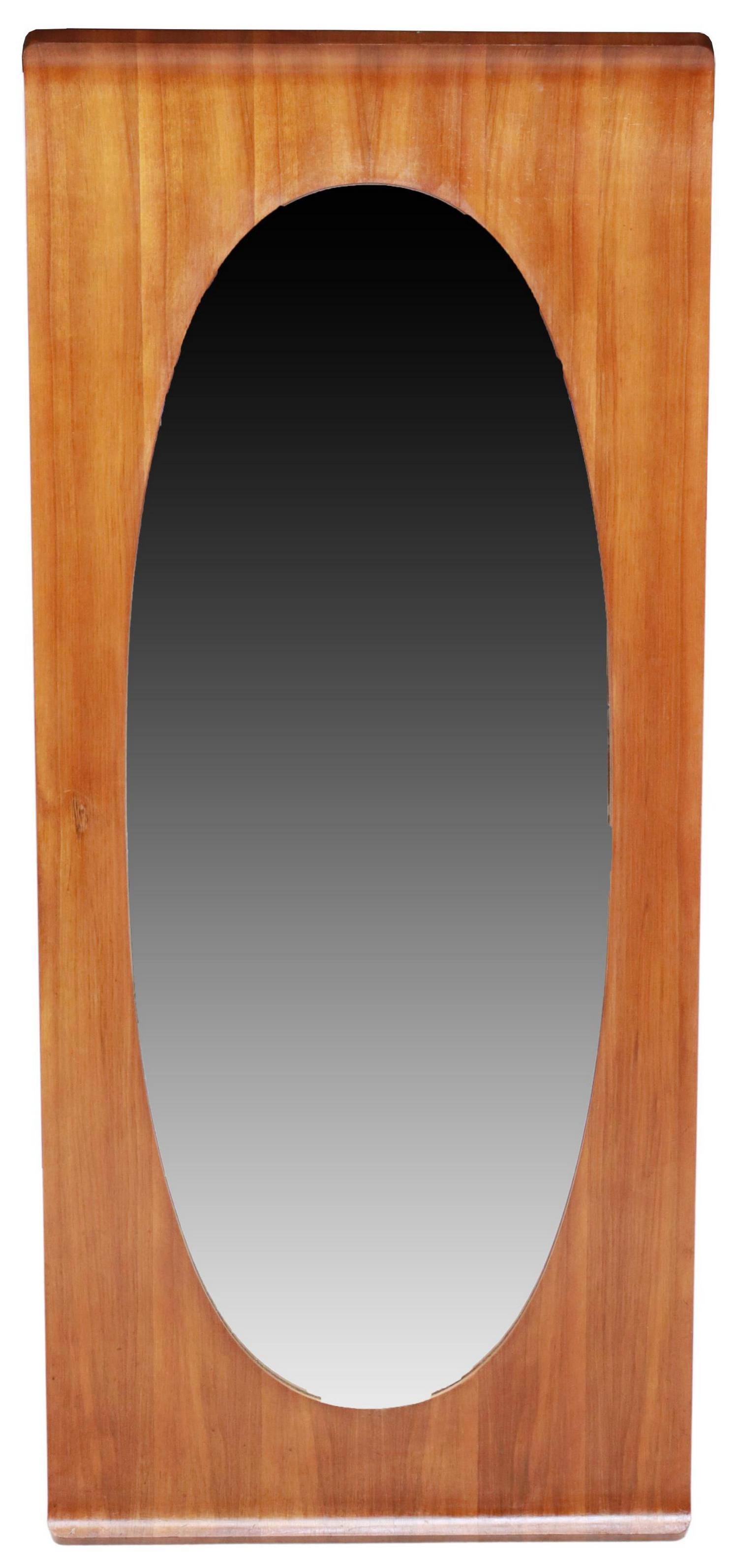 ITALIAN MID-CENTURY MODERN MIRROR, 67.5" X 29.5" (1 of 3)