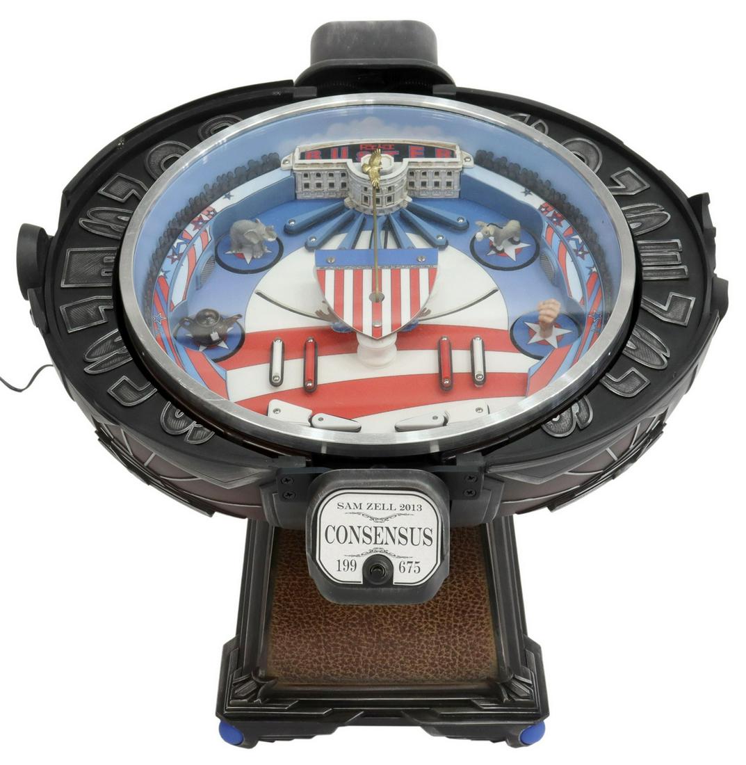 SAM ZELL AUTOMATON, "CONSENUS", 2019 (1 of 8)
