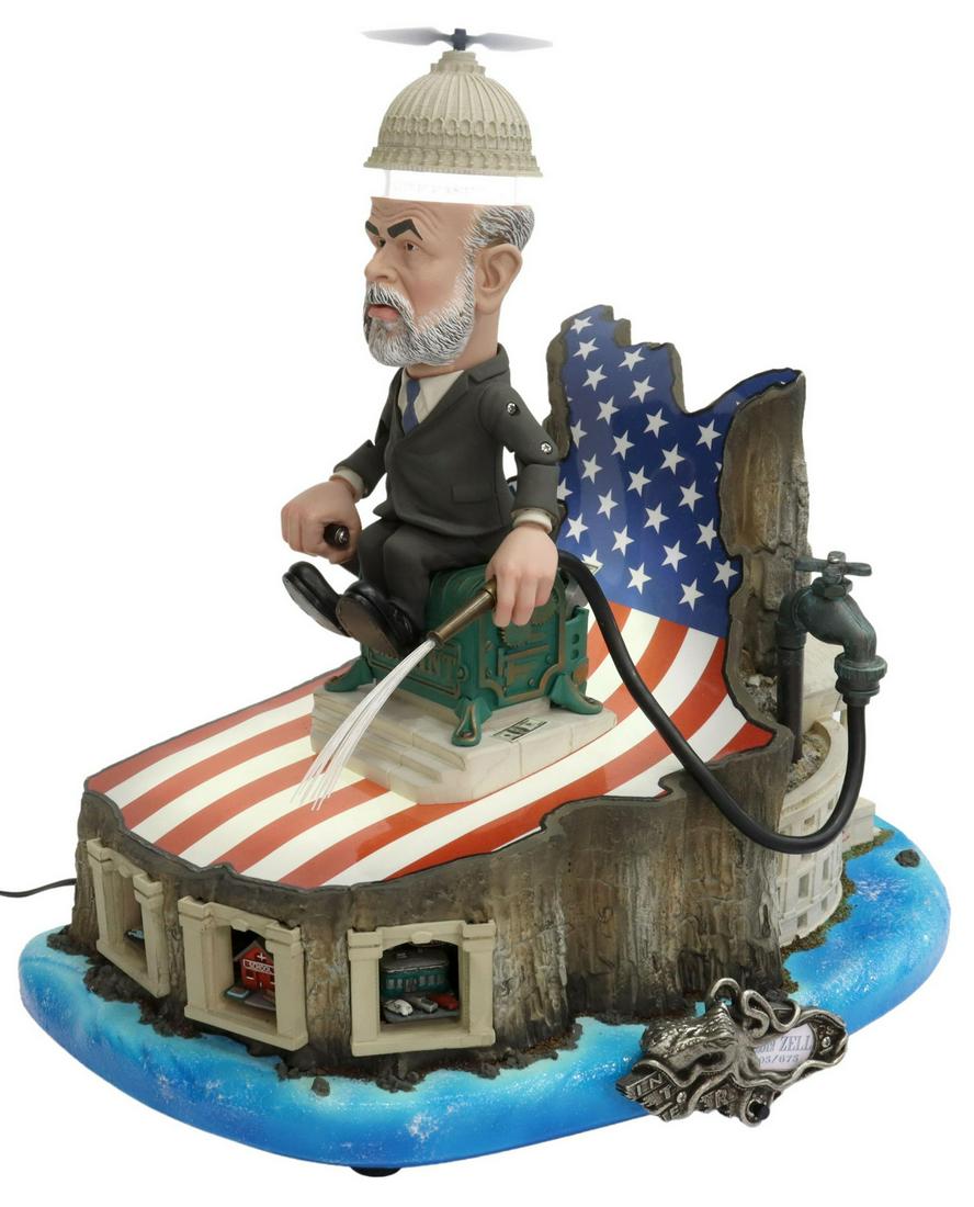 SAM ZELL AUTOMATON, "QUANTITATIVE EASING", 2012 (1 of 8)