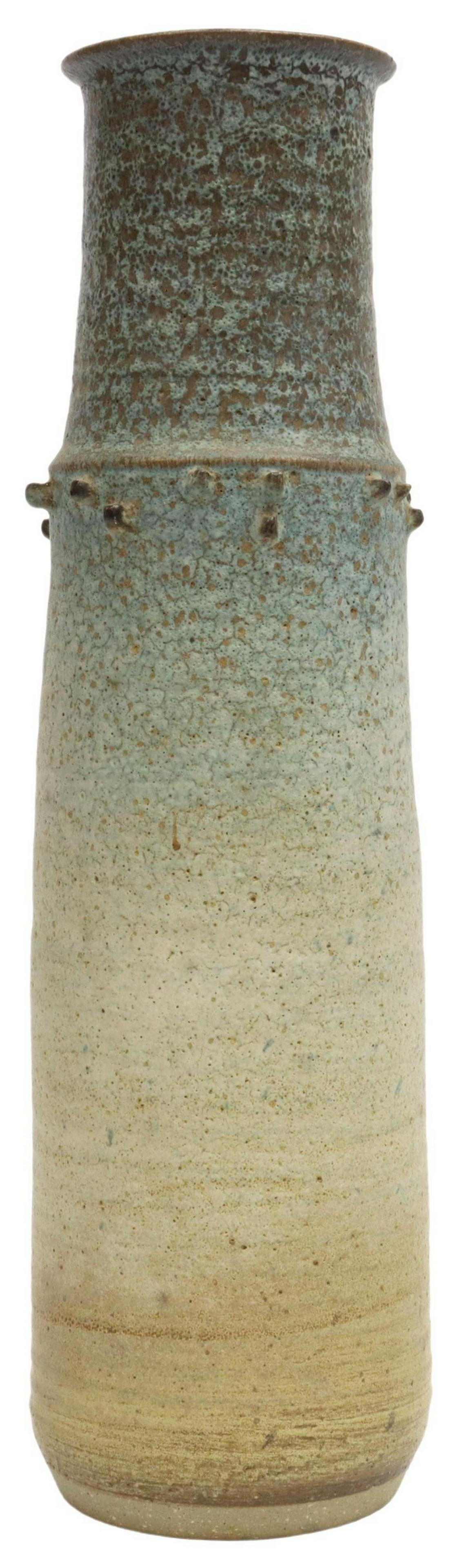 ISHMAEL SOTO (TX, 1932-2017) STUDIO POTTERY VASE (1 of 4)