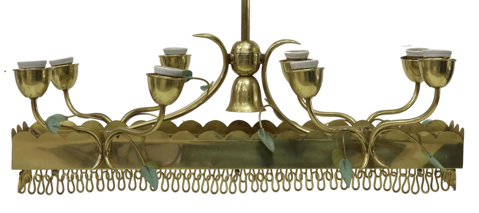 ITALIAN MID-CENTURY MODERN 11-LIGHT CHANDELIER (1 of 4)