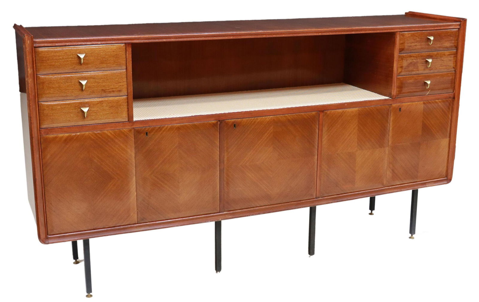 ITALIAN MID-CENTURY MODERN BAR CABINET SIDEBOARD (1 of 6)