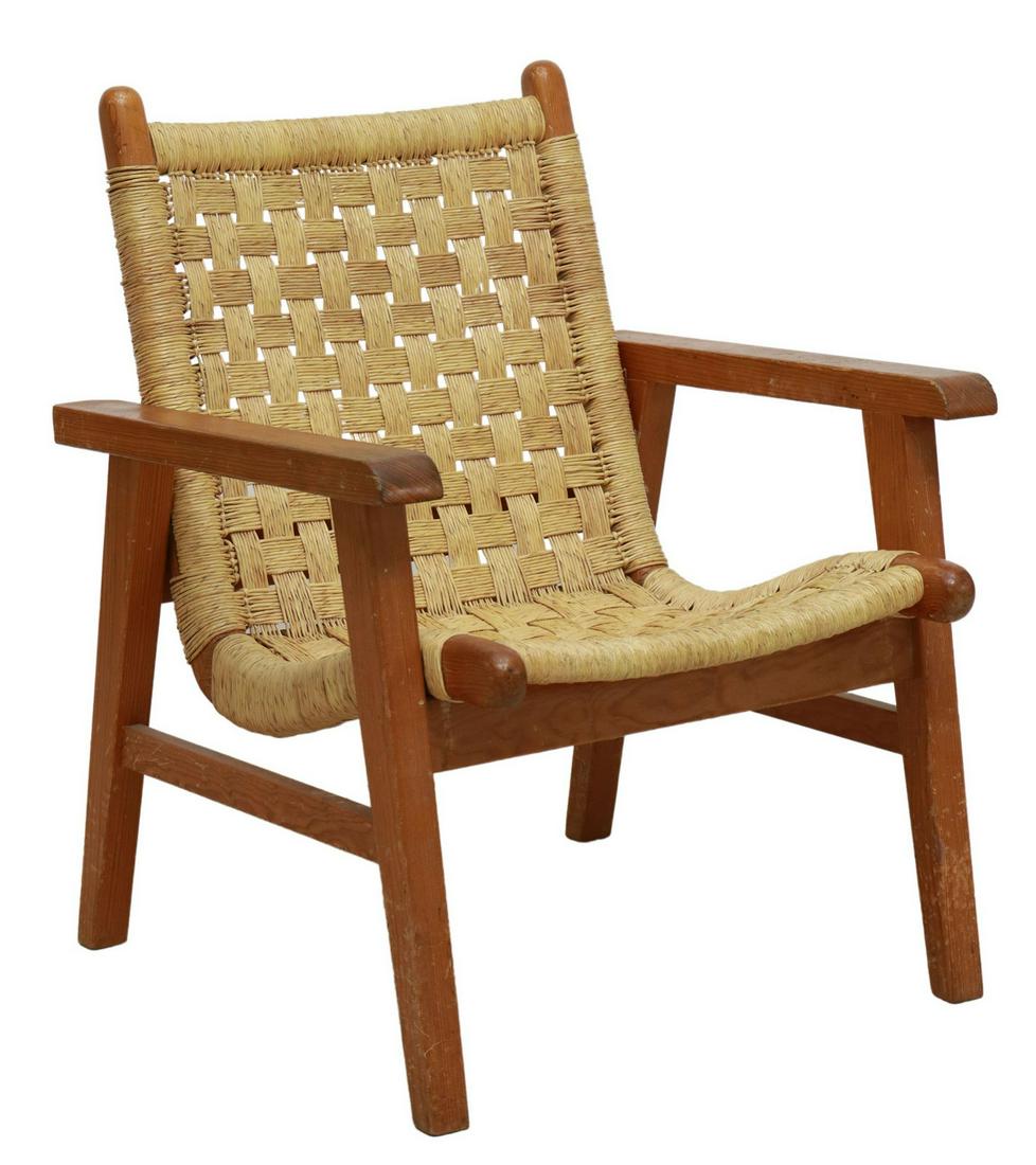 MICHAEL VAN BEUREN (ATTRIB.) MODERN LOUNGE CHAIR (1 of 3)