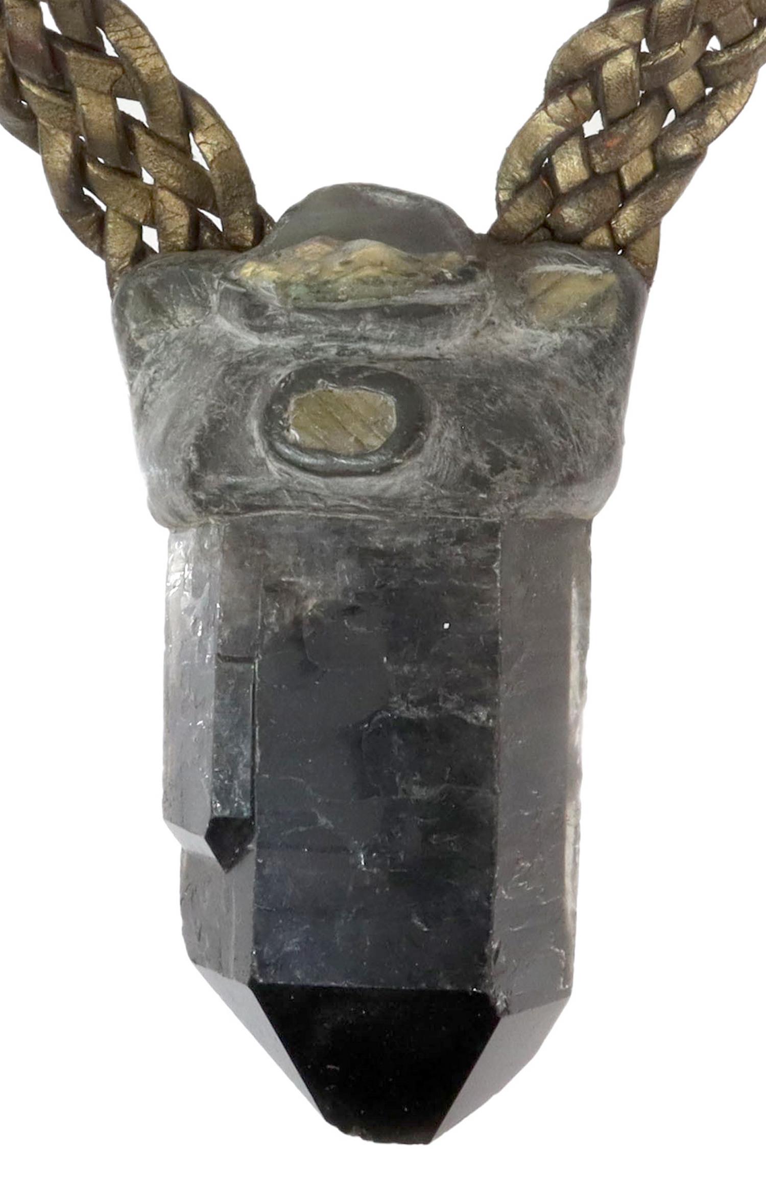 ANOTHAI HANSEN STATEMENT NECKLACE, BLACK QUARTZ (1 of 4)