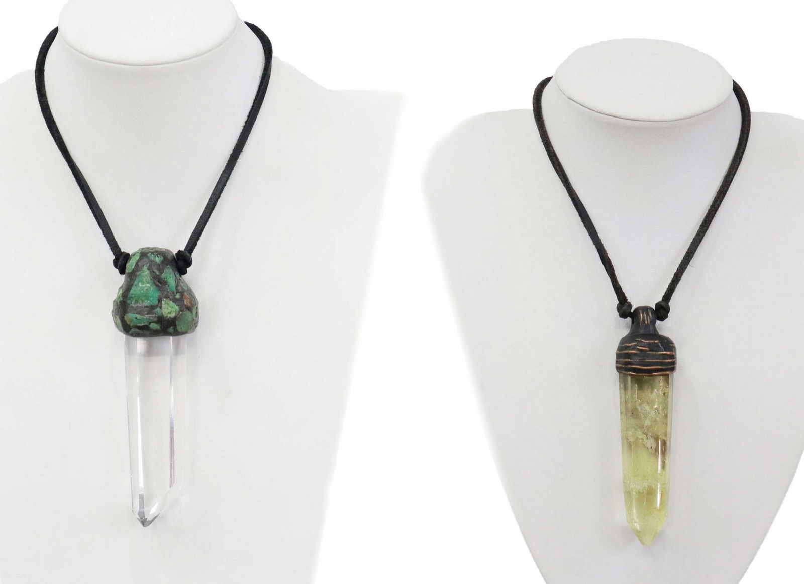 (2) ANOTHAI HANSEN STATEMENT NECKLACES, POINTS (1 of 7)