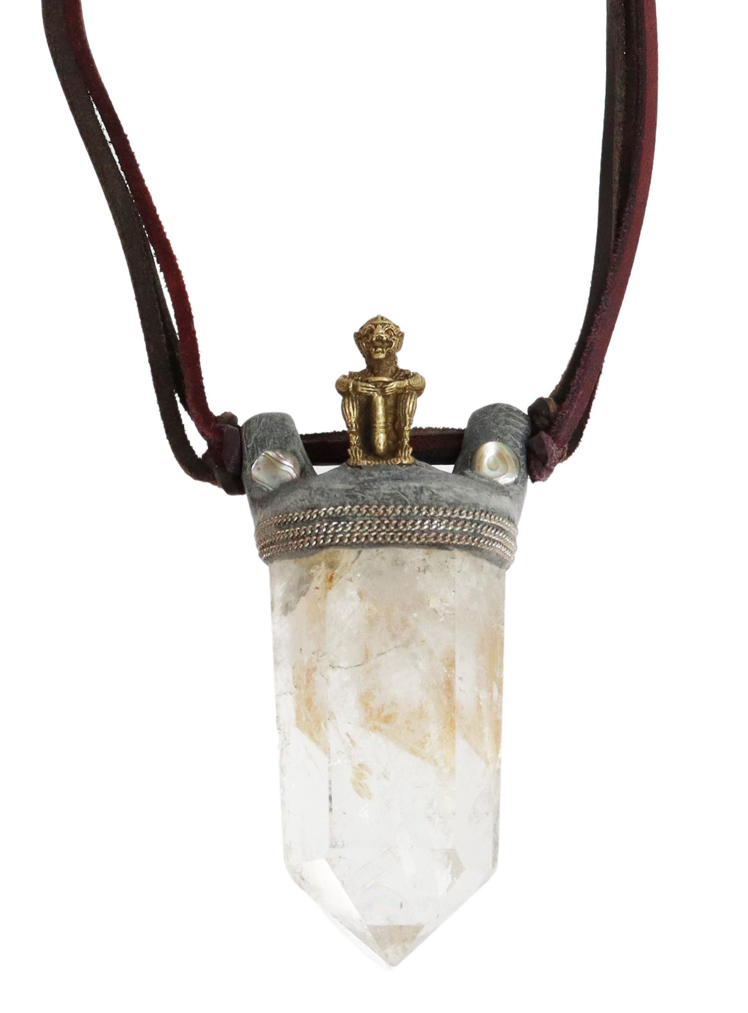 ANOTHAI HANSEN STATEMENT NECKLACE, ROCK CRYSTAL (1 of 4)