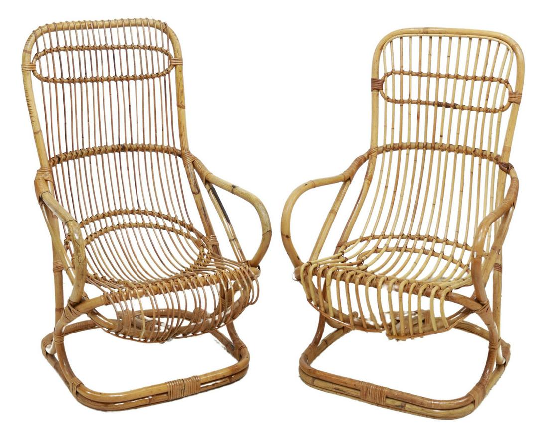 (2) TITO AGNOLI (ATTRIB.) MODERN LOUNGE CHAIRS (1 of 3)
