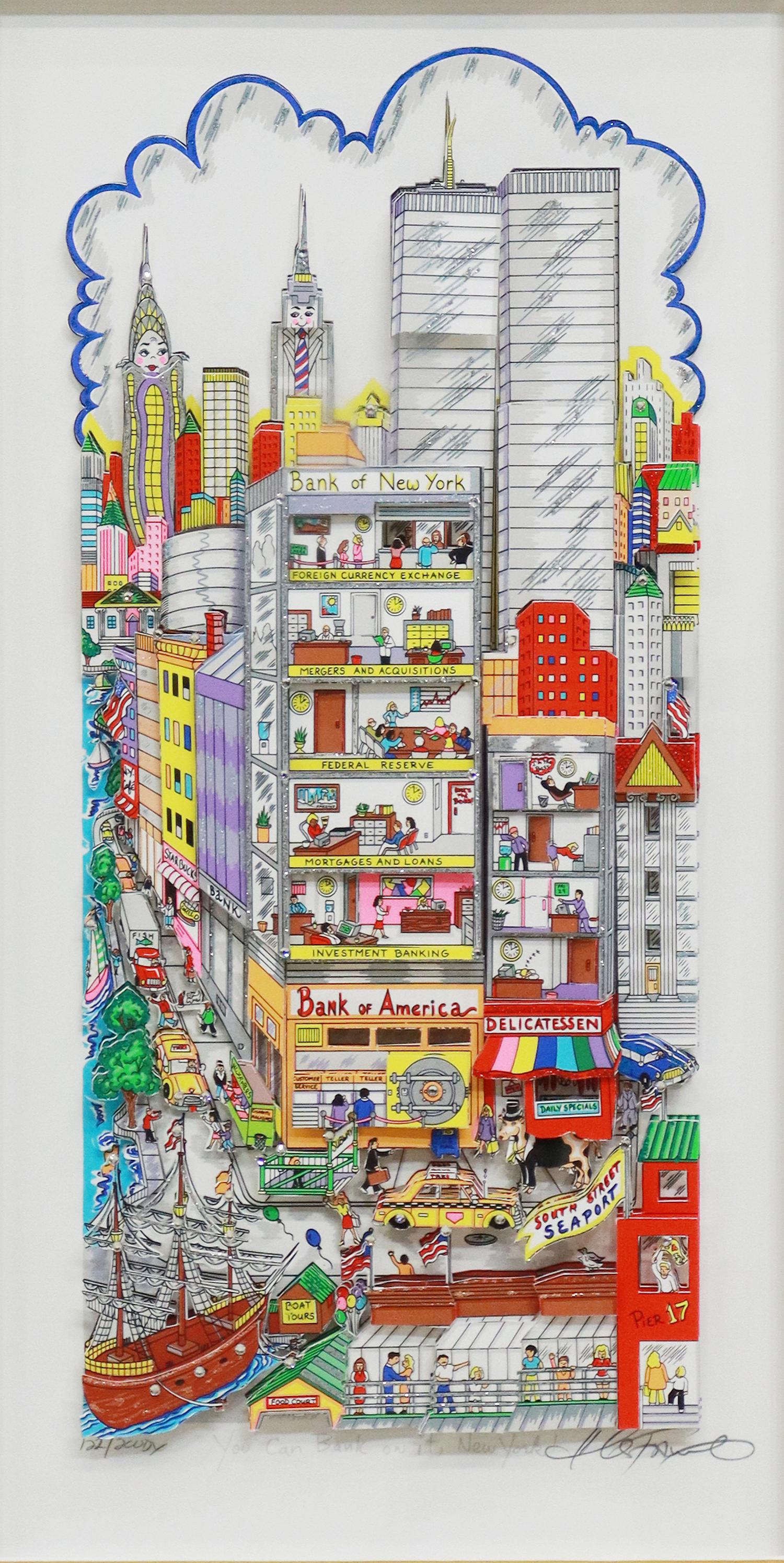 CHARLES FAZZINO (B.1955) NEW YORK 3-D SERIGRAPH (1 of 4)