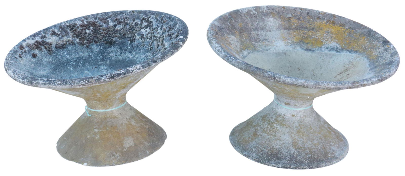 (2) MODERN WILLY GUHL STYLE TILTED PLANTERS (1 of 3)