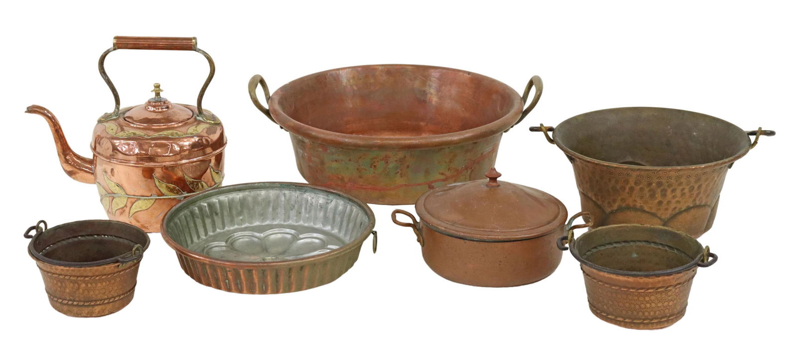 (7) GROUP OF FRENCH COPPER KITCHENWARE (1 of 4)
