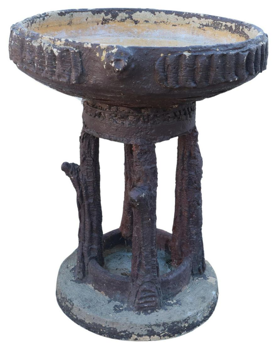 FRENCH FAUX BOIS PLANTER ON STAND (1 of 3)