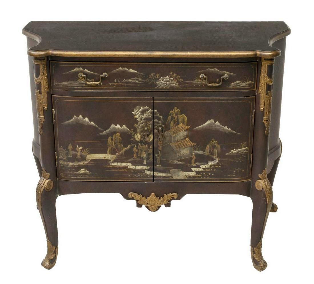CHINOISERIE STYLE PARCEL GILT & PAINTED SIDEBOARD (1 of 3)
