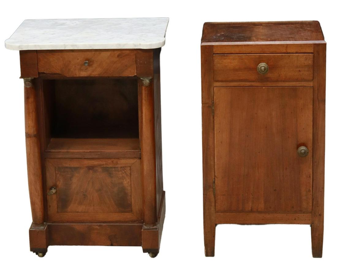 (2) CONTINENTAL MAHOGANY BEDSIDE CABINETS (1 of 5)