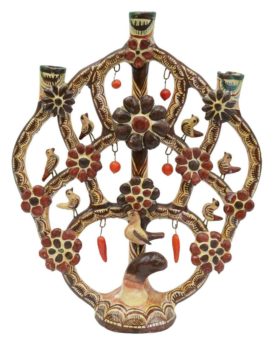 ARBOL DE LA VIDA TREE OF LIFE CANDELABRUM, MEXICO (1 of 4)