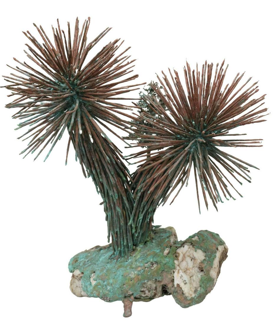 MARTIN BORJA MIXED METAL CACTUS SCULPTURE (1 of 4)