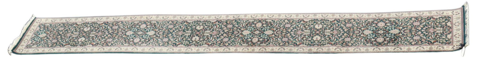 HAND-TIED SINO-PERSIAN RUNNER, 18'3" X 2'6.25" (1 of 4)