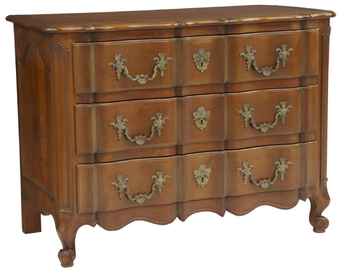 FRENCH LOUIS XV STYLE COMMODE EN ARBALETE (1 of 5)