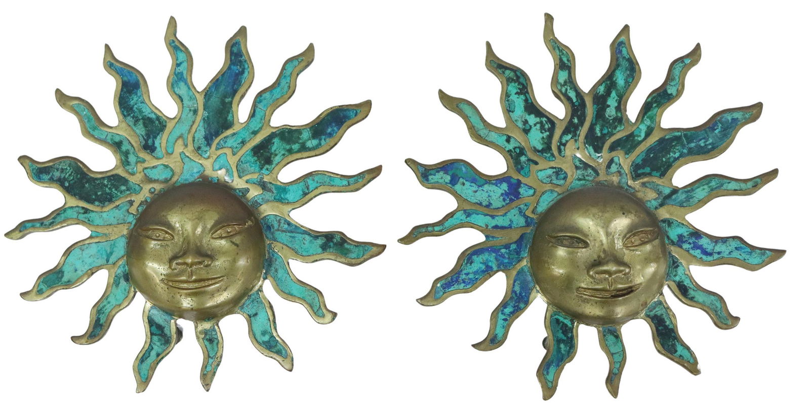 (2) PEPE MENDOZA MID-CENTURY SUN DOOR HANDLES (1 of 3)