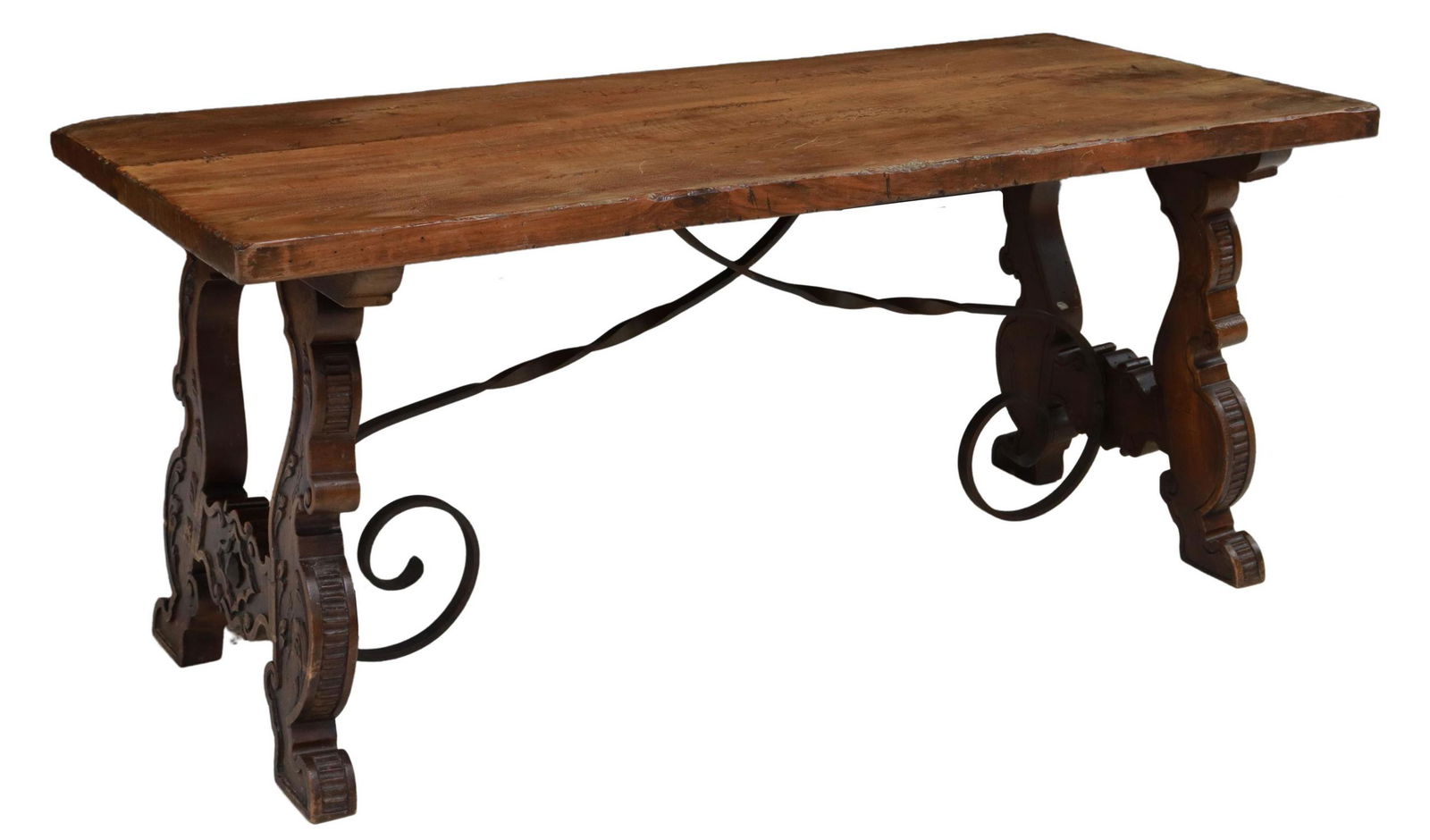 SPANISH BAROQUE STYLE WALNUT COFFEE TABLE (1 of 3)