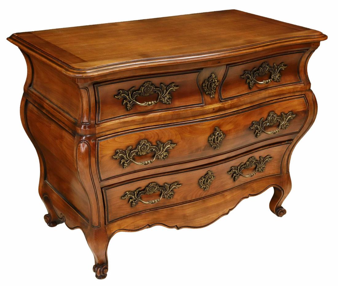 FRENCH LOUIS XV STYLE FOUR-DRAWER COMMODE (1 of 5)