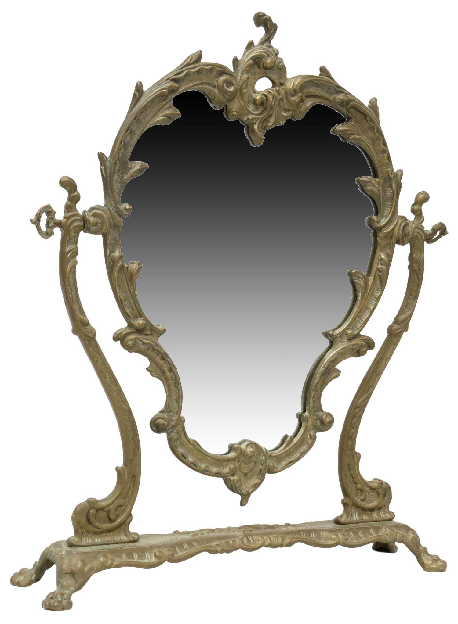 FRENCH LOUIS XV STYLE SHAVING/ DRESSER MIRROR (1 of 3)