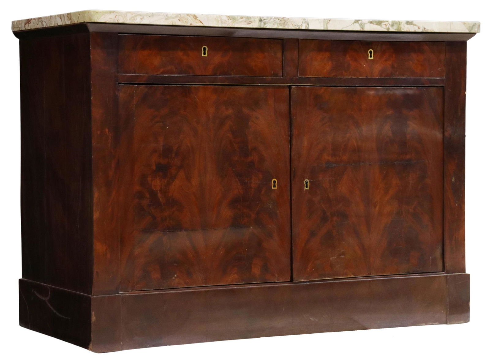 FRENCH LOUIS PHILIPPE PERIOD MAHOGANY SIDEBOARD (1 of 5)