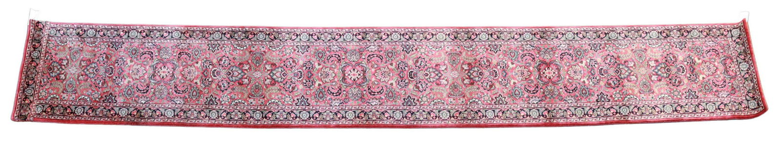 HAND-TIED TABRIZ RUNNER, INDIA, 16'4" X 2'6" (1 of 4)
