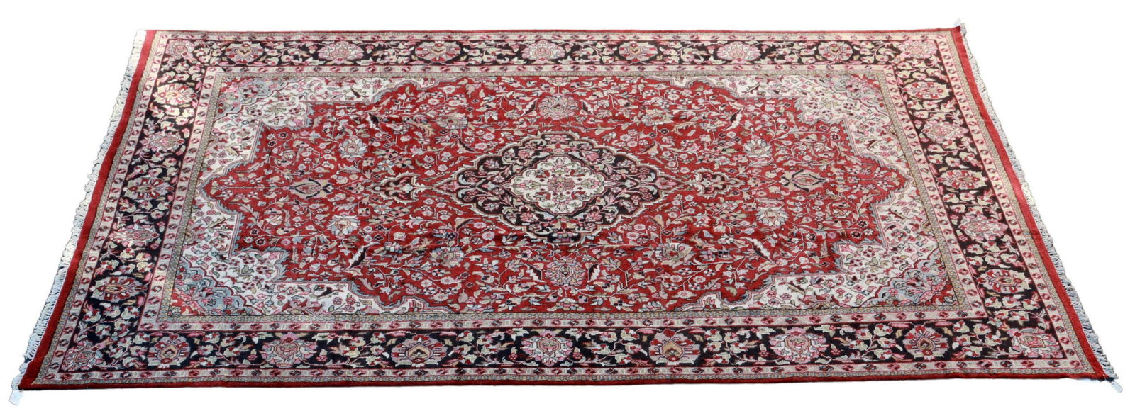 LARGE HAND-TIED JAIPUR RUG, INDIA, 18'6" X 11'4" (1 of 3)