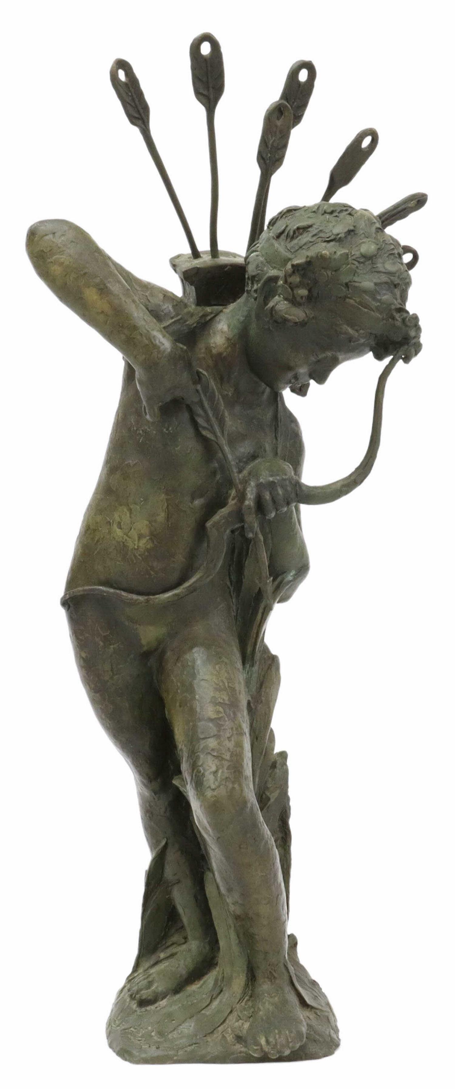 AFTER RAPHAEL PEYRE (1872-1949) BRONZE CUPID (1 of 5)