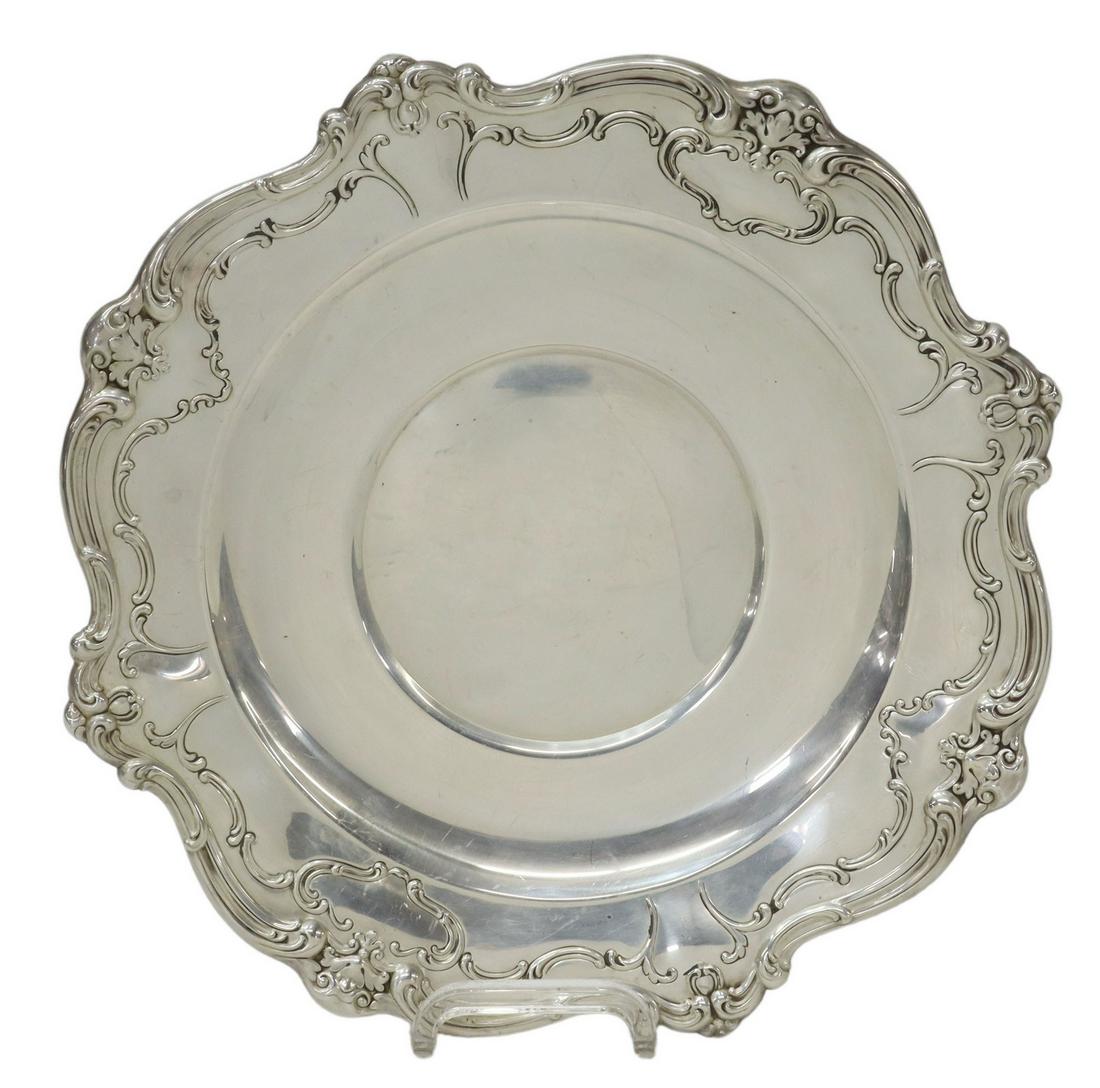 GORHAM CHANTILLY-DUCHESS STERLING SANDWICH PLATE (1 of 3)