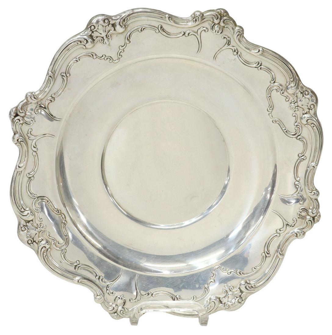GORHAM CHANTILLY-DUCHESS STERLING SANDWICH PLATE (1 of 3)