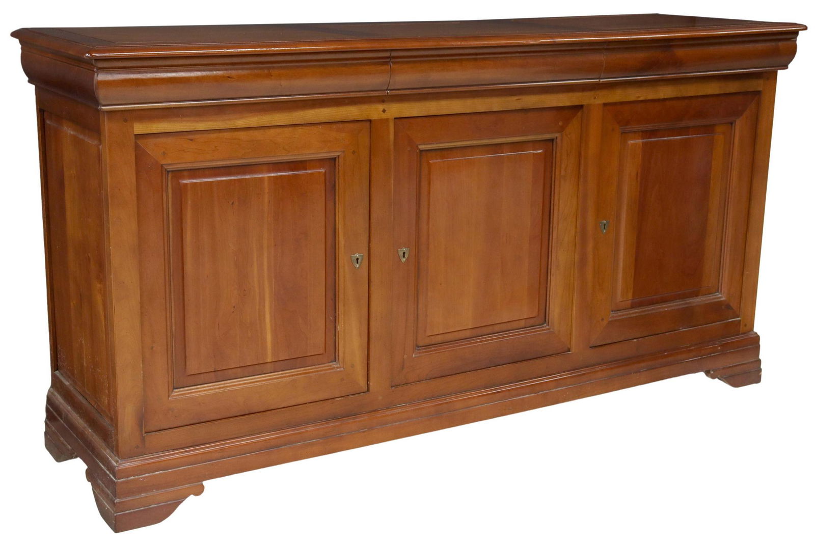 FRENCH LOUIS PHILIPPE STYLE FRUITWOOD SIDEBOARD (1 of 6)