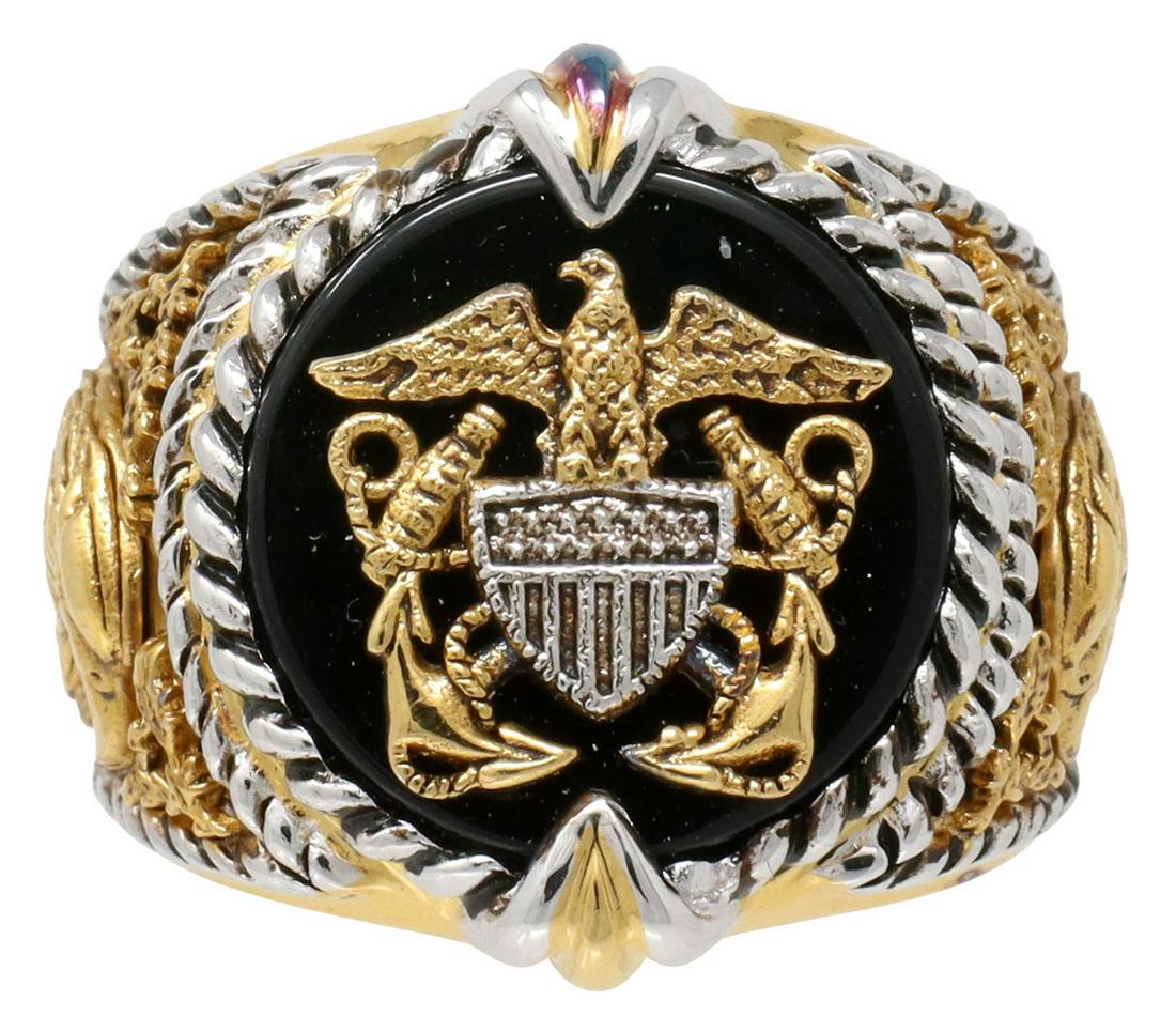 Bradford exchange navy ring sale