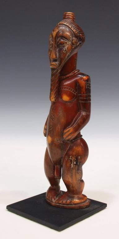 AFRICAN CARVED IVORY TRIBAL FIGURE